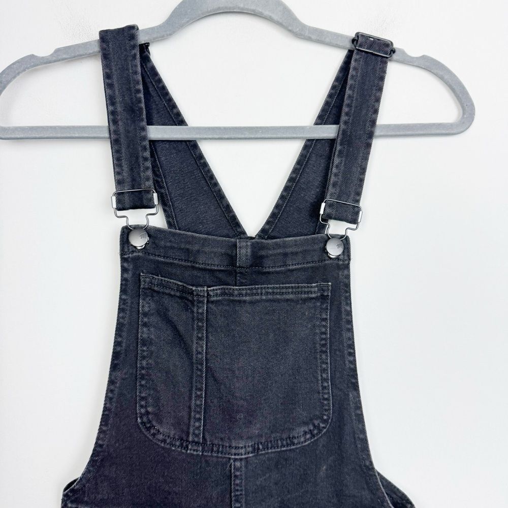 MADEWELL | Black Denim Jean Overalls Full Length Skinny Cut Women’s Size Small - Picture 5 of 14